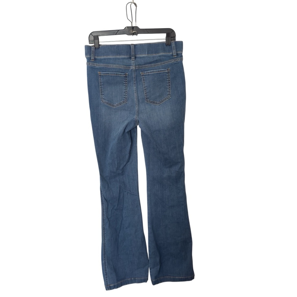 Spanx Vintage Indigo Large 4 Way Stretch High Rise Flare Pull On Jeans … - Picture 4 of 8